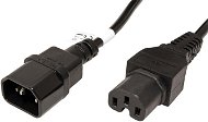OEM Hálózati hosszabbító kábel, IEC320 C14 - C15, 2 m, fekete - Tápkábel