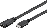 Data Cable PremiumCord USB Extension Cable 3.1 C/male - C/female, black, 2m - Datový kabel