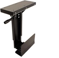 Držiak na PC Roline Držiak slim PC pod dosku stola, otočný, čierny, 10 kg - Držák na PC