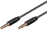 PremiumCord 4-pole jack M 3.5 -&gt; 3.5 jack M, 0.5 m - AUX Cable