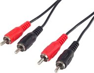 Audio kábel PremiumCord 2x RCA M to 2x RCA M, 2m - Audio kabel