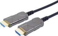 PremiumCord Ultra High Speed HDMI 2.1 Glasfaserkabel 8K@60Hz, 4K@120Hz, 30m goldbeschichtet - Videokabel