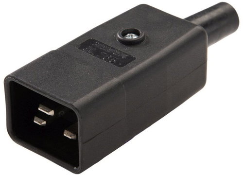 PremiumCord Netzstecker 230V/M 16A C20, IEC60320 - Steckverbinder - Hauptbild