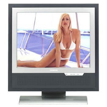 20" LCD TV Thomson 20LCDM03B, 500:1 kontrast, 500cd/m2, 16ms, 800x600, SCART, S-Video, RGB, VGA, rep - Television - Main image