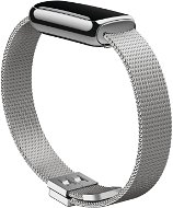 Fitbit Luxe Stainless Steel Mesh, Platinum, One Size - Watch Strap