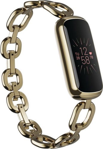 Fitbit Luxe Special Edition Gorjana Jewellery Band – Soft Gold/Peony - Fitness náramok - Hlavný obrázok
