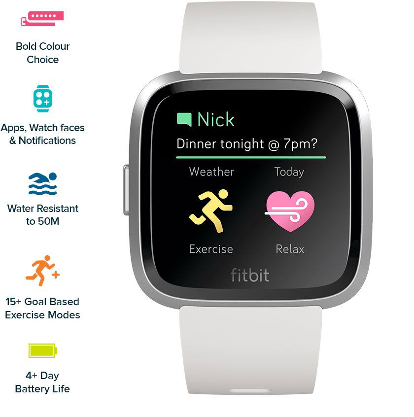 Apps for fitbit online versa lite