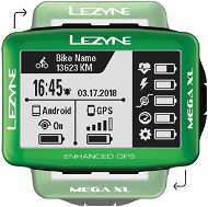 Lezyne Mega XL GPS Green - Cyklocomputer