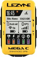 Lezyne Mega C GPS Yellow - Cyklocomputer