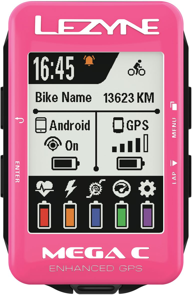 Lezyne Mega C GPS Pink Bike Computer Alza.cz