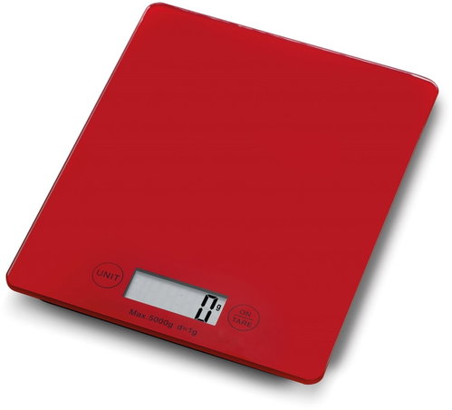 Weis Karl Digital Kitchen Scale, Red, 5kg - Kitchen Scale - Main image