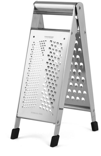 Weis Folding Grater ultra fine, medium, coarse, stainless steel - Grater - Main image