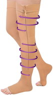 Wellife compression thigh-high stockings with zipper body, 2XL - Stockings