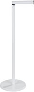 Wenko Toilet paper holder with handle, white, 2in1 - Free Standing Toilet Roll Holder