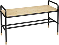 Wenko Loft with bamboo shelf, 80 × 50 × 33,5 cm - Shoe Rack