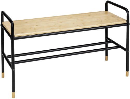 Wenko Loft with bamboo shelf, 80 × 50 × 33,5 cm - Shoe Rack - Main image