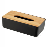 Wenko Rotello tissue box black - Tissue Box