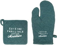 Atmosphera Kitchen mitt WILD, green - Oven Mitt