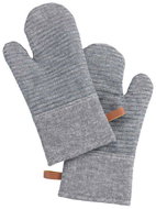Wenko Kitchen Towels ADA STRIPES, 2 pcs, cotton, grey - Oven Mitt