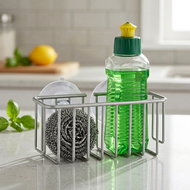 Zeller Metal holder for detergents on suction cups - Kitchen Holder