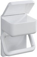 WENKO, Toilet paper holder + container, 2 in 1 - Toilet Paper Holder