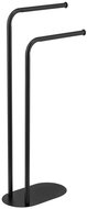 Wenko Metal towel rack Levante, height 79 cm, black - Towel Rack
