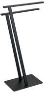 Wenko Lirio 2-arm towel rail, black, - Towel Rack