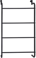 STORAGESOLUTIONS Držák na ručníky, kov, černý, 44 × 73 cm - Towel Rack