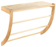 WENKO Držák na ručníky Norway, dřevo, hnědý, 60 × 25 × 50 cm - Towel Rack