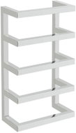 WENKO Držák na ručníky Fondiro, nerezová ocel, stříbrný, 24 × 12 × 42 cm - Towel Rack