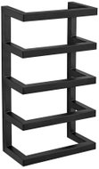 WENKO Držák na ručníky Fondiro, kov, černý, 24 × 12 × 42 cm - Towel Rack