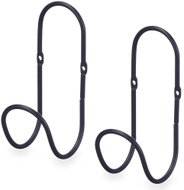 GIFTDECOR Držák na ručníky, kov, černý, 7 × 6 × 15,5 cm - Towel Rack