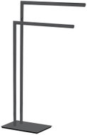 WENKO Držák na ručníky Recco, kov, černý, 48 × 20 × 80,5 cm - Towel Rack