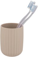 Wenko, Toothbrush cup AGROPOLI, beige - Toothbrush Holder Cup