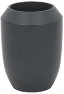 5FIVE SIMPLY SMART Trio Kelímek na zubní kartáčky, polyresin, šedý, průměr 8 × 10,2 cm - Toothbrush Holder Cup