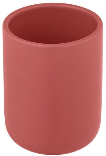 ALLSTAR toothbrush mug, ceramic, red, diameter 7.6×10cm - Toothbrush Holder Cup - Main image