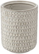 WENKO Kelímek na zubní kartáčky, keramika, béžový, 7,5 × 9,5 cm - Toothbrush Holder Cup