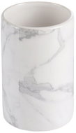 DOUCEUR D'INTÉRIEUR Kelímek na zubní kartáčky Marbre, keramika, bílý, 11 × 7 × 7 cm - Toothbrush Holder Cup