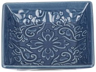 Wenko with a rustic pattern, blue - Soap Dish