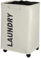 Wenko Quadro Laundry basket, container 79 l, light beige - Laundry Basket