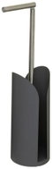 5FIVE SIMPLY SMART Stojan na toaletní papír Colorama, kov, šedý, průměr 15 × 58 cm - Free Standing Toilet Roll Holder