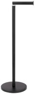 WENKO Stojan na toaletní papír, kov, černý, 21 × 17 × 55 cm - Free Standing Toilet Roll Holder
