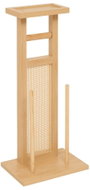 5FIVE SIMPLY SMART Stojan na toaletní papír Cane, MDF, béžový, 28 × 20 × 65 cm - Free Standing Toilet Roll Holder