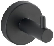 WENKO Háček Bosio, nerezová ocel, černý, 5,5 × 5,5 cm - Hook
