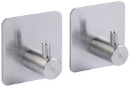 5FIVE SIMPLY SMART Háčky Stiky, nerezová ocel, 2 ks, stříbrné, 4,5 × 2,8 × 4,5 cm - Hooks