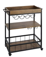 Wenko Rustico Kitchen trolley on wheels 80 × 89,5 × 40 cm - Cart