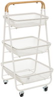 5five Simply Smart Mayaj Kitchen Trolley, 3 baskets, white - Shelving Unit