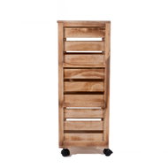 Kesper Kitchen organizer on wheels, white - Shelving Unit