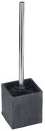 WENKO WC štětka Slate Rock, polyresin, šedá, průměr 10 × 38 cm - Toilet Brush