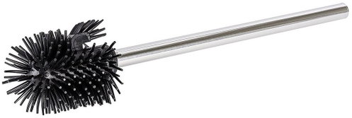 WENKO toilet brush, silicone head, silver, diameter 7.5×35cm - Toilet Brush - Main image